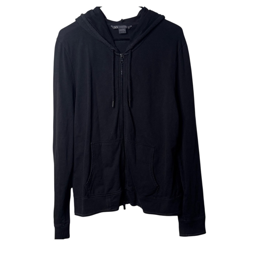 A/X Armani Exchange Black Zip-Up Sweater